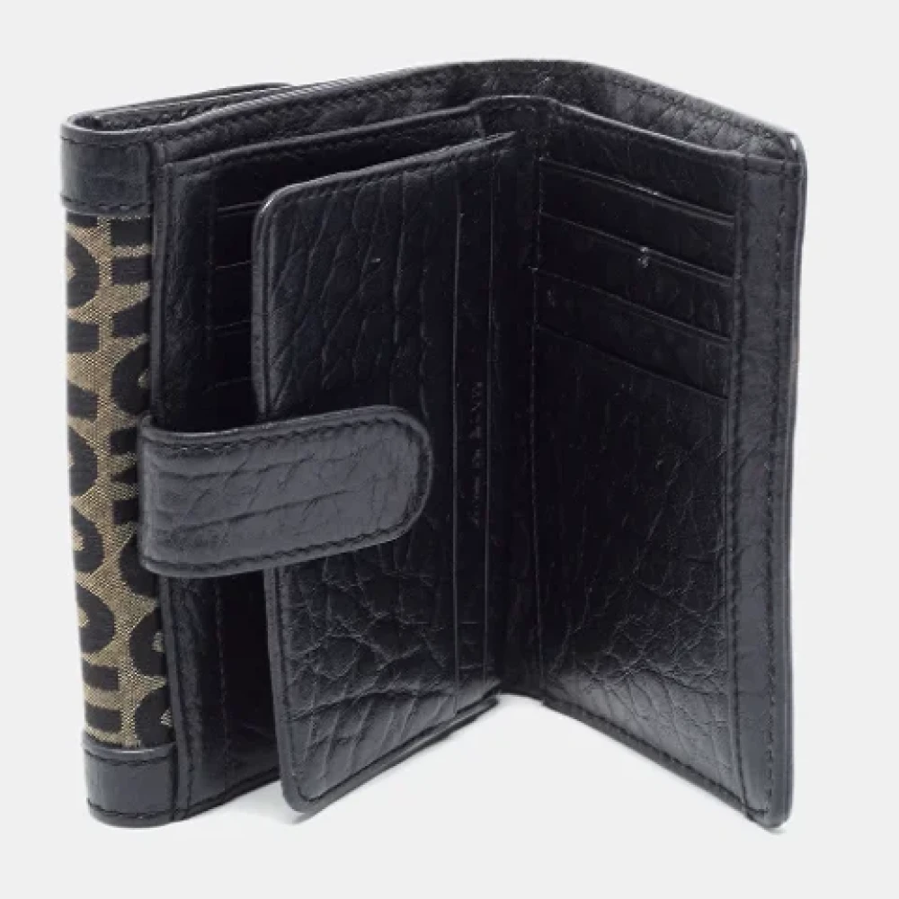 Moschino Pre-Owned Pre-owned Canvas wallets Black Dames