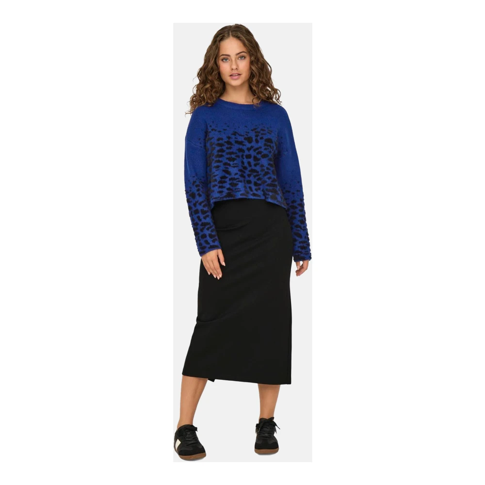 Only Stijlvolle Breigoed Collectie Blue Dames