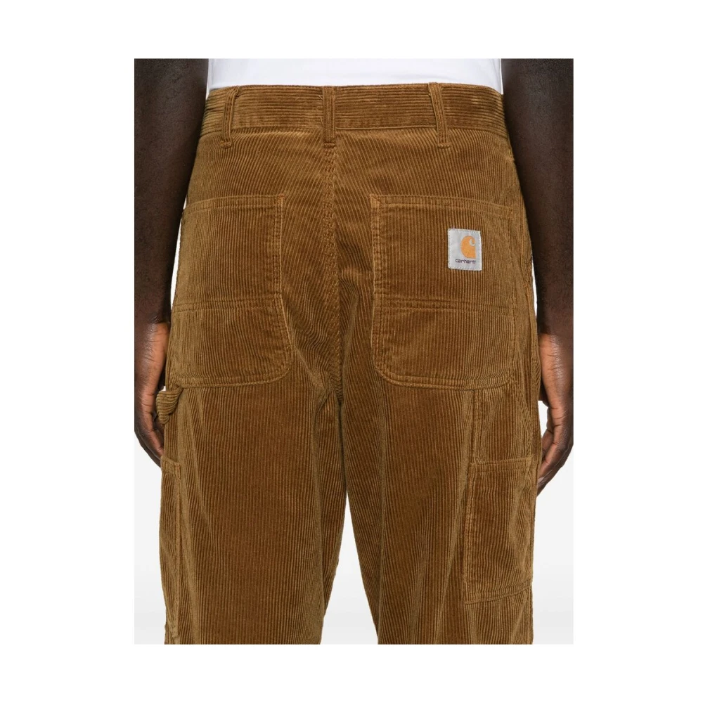 Carhartt WIP Karamel Corduroy Wijde Pijp Broek Brown Heren