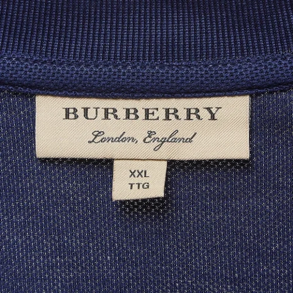 Burberry Vintage Pre-owned Cotton tops Blue Heren