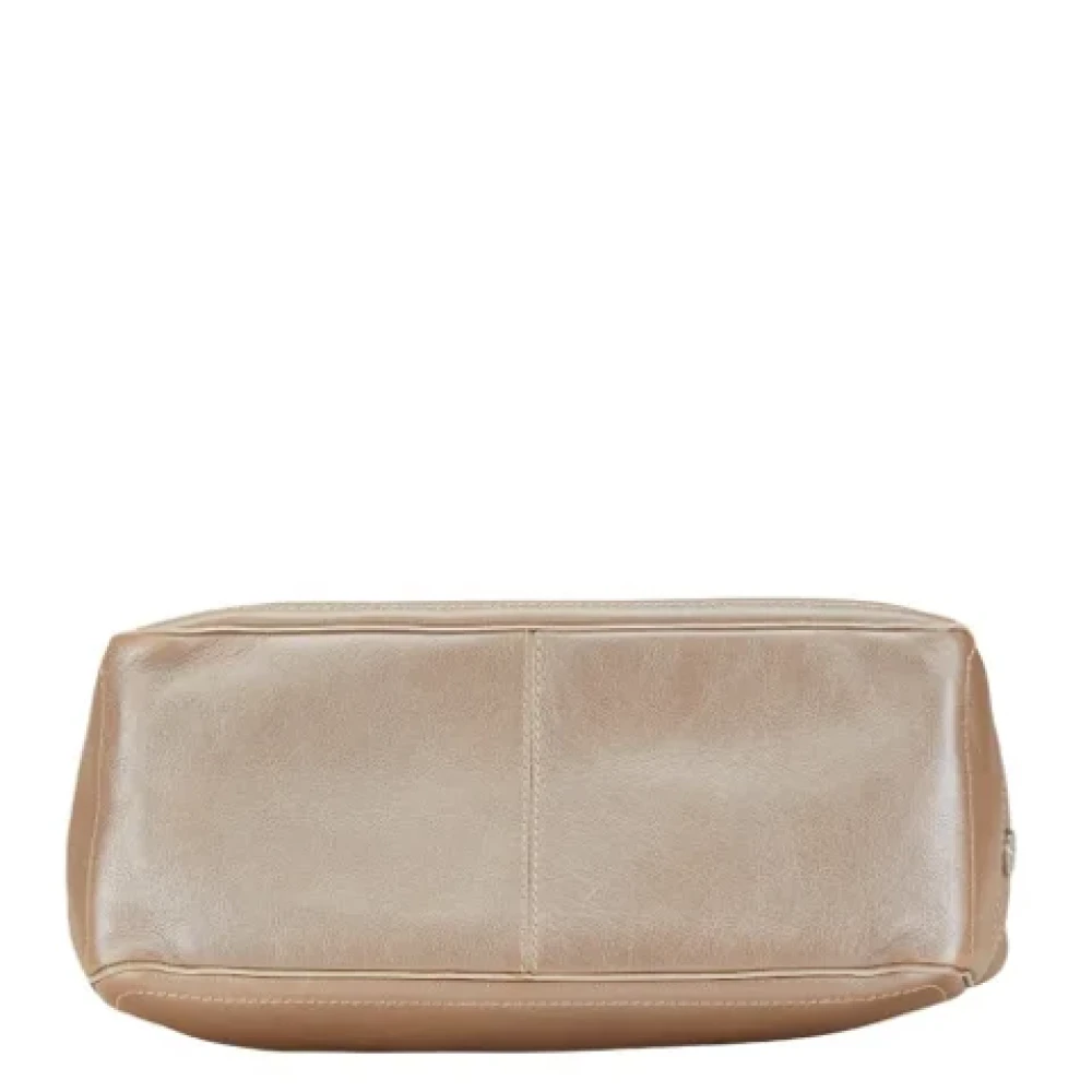 Celine Vintage Pre-owned Leather celine-bags Beige Dames
