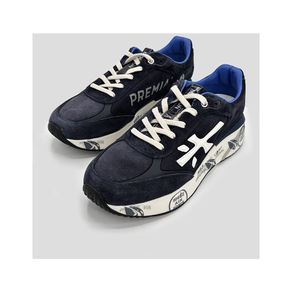 Premiata Blauwe Moerun Sneaker Blue Heren