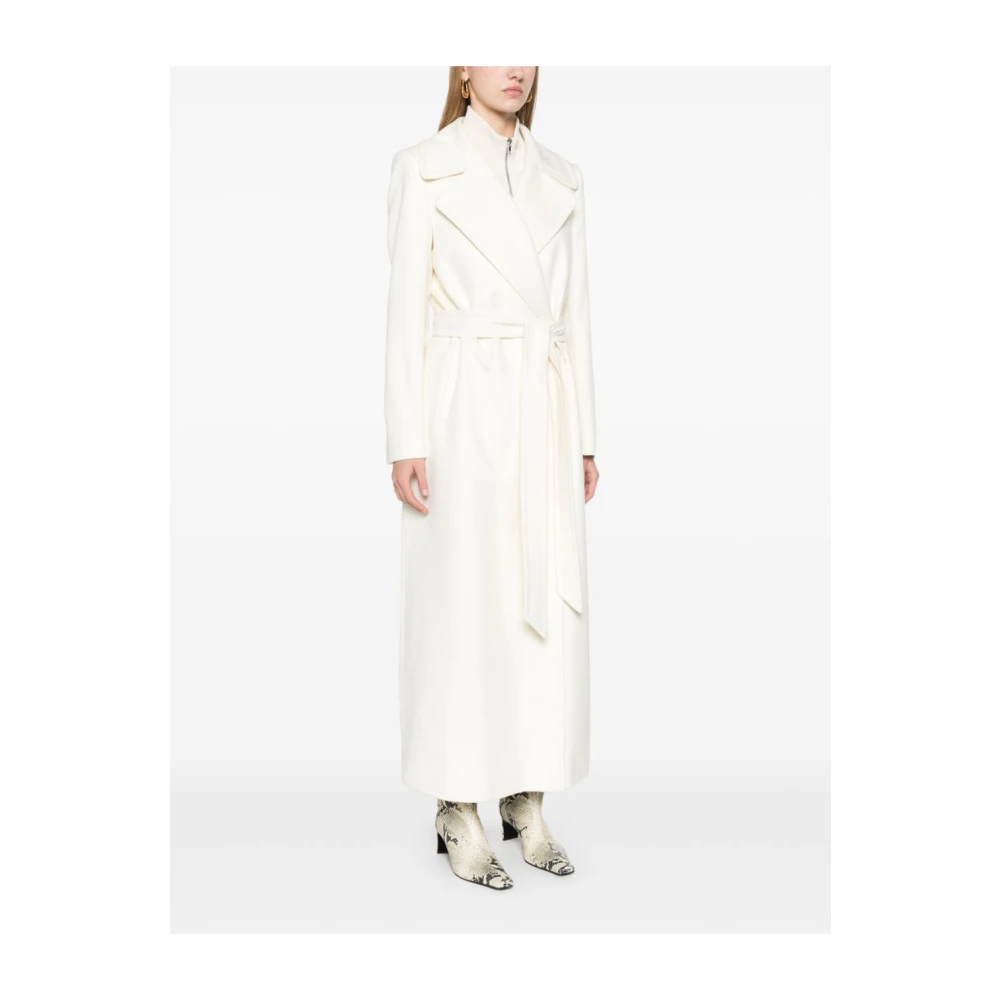 Tagliatore Dameskleding Jas & Mantel Wit Aw24 White Dames