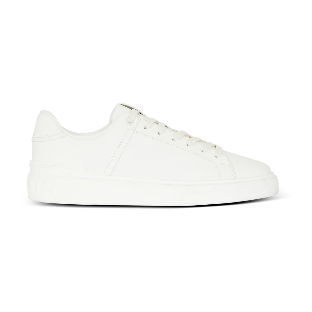 Balmain Women's White B-Court Trainer - Sneakers - 6 Uk - Shoes