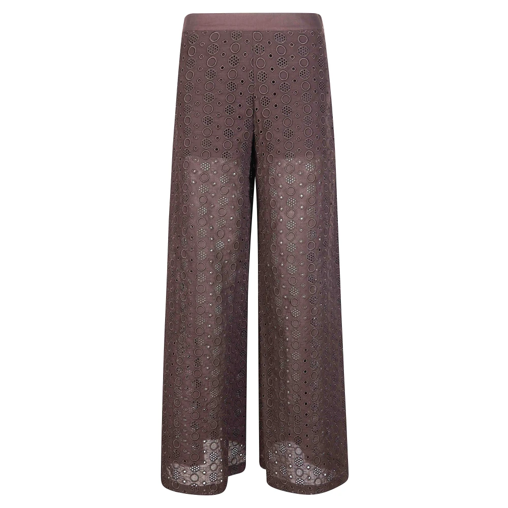 Pinko Donna Marrone Pantaloni, L, New,