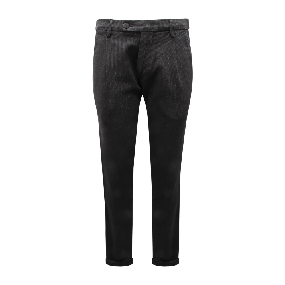 Michael Coal Men's Gray Slim-Fit Trousers, W29, Frederick Lungo Trousers