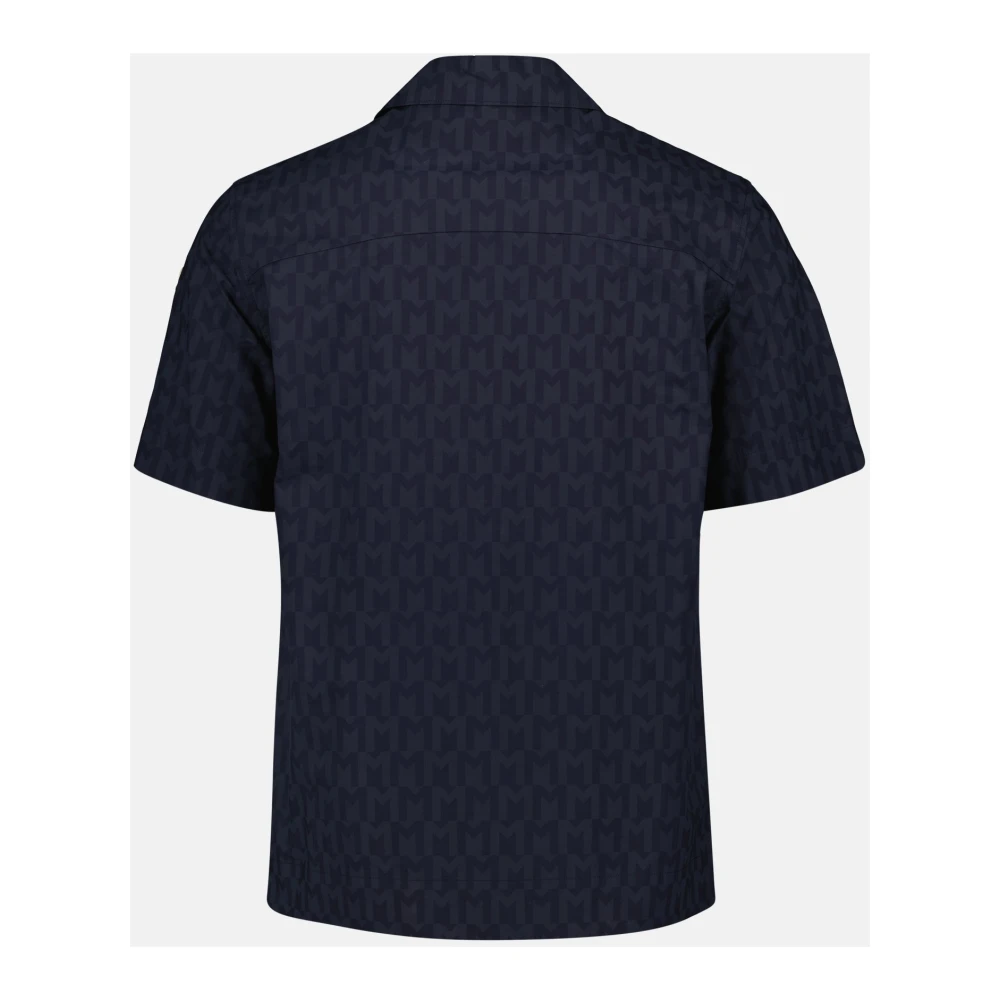 Moncler Korte mouwen shirt Herfst-Winter Collectie Blue Heren