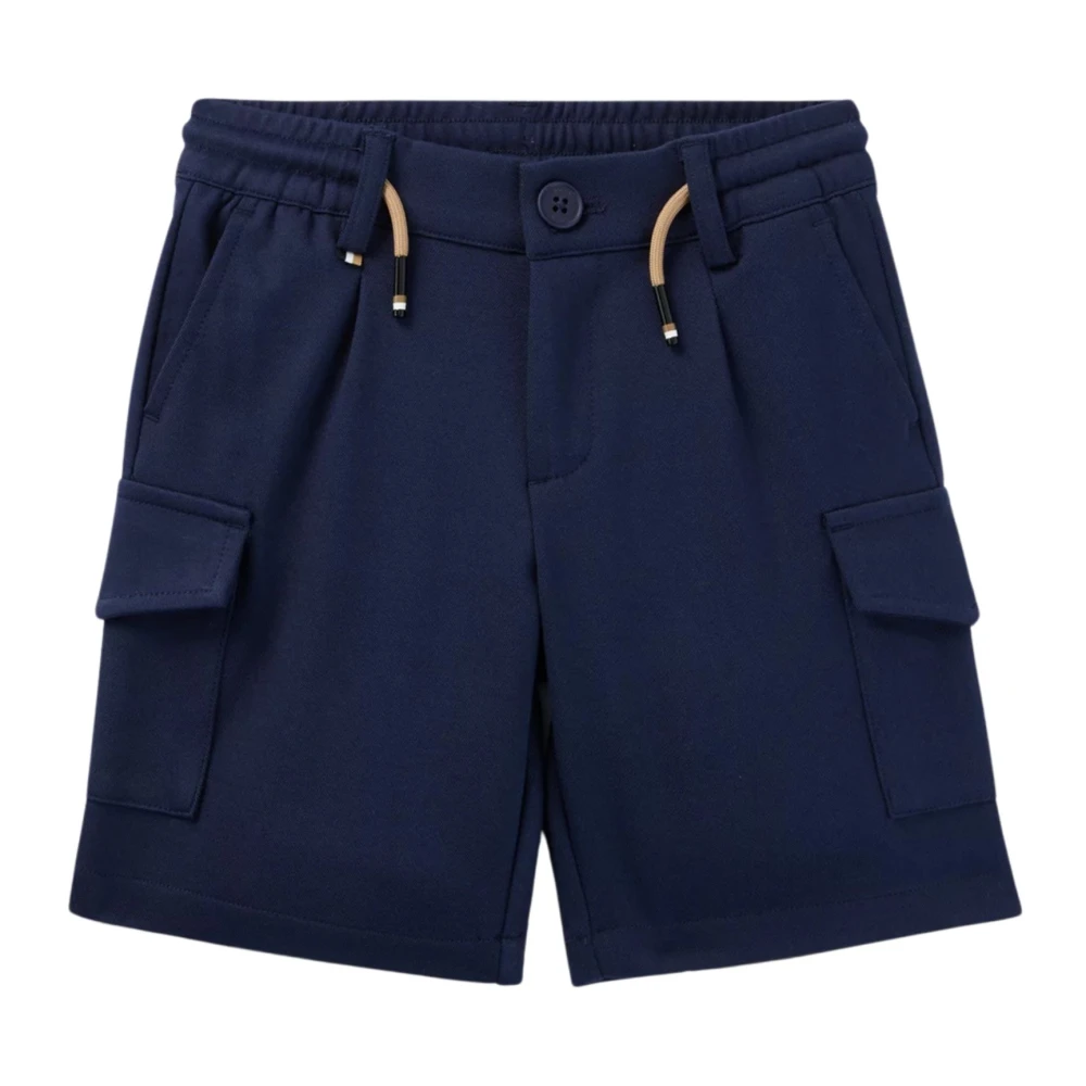 Hugo Boss Blå Barn Bermuda Shorts Blue, Pojke