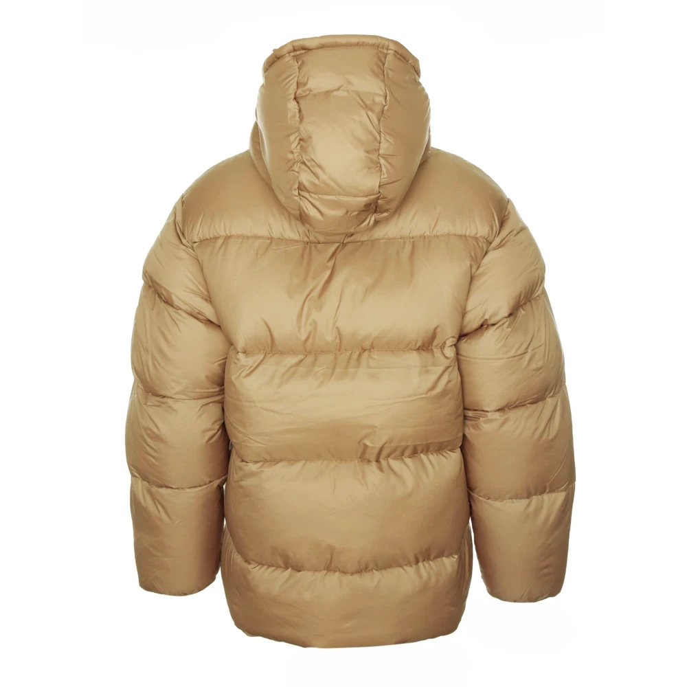 Carhartt WIP Gewatteerde winterjas met capuchon Beige Heren