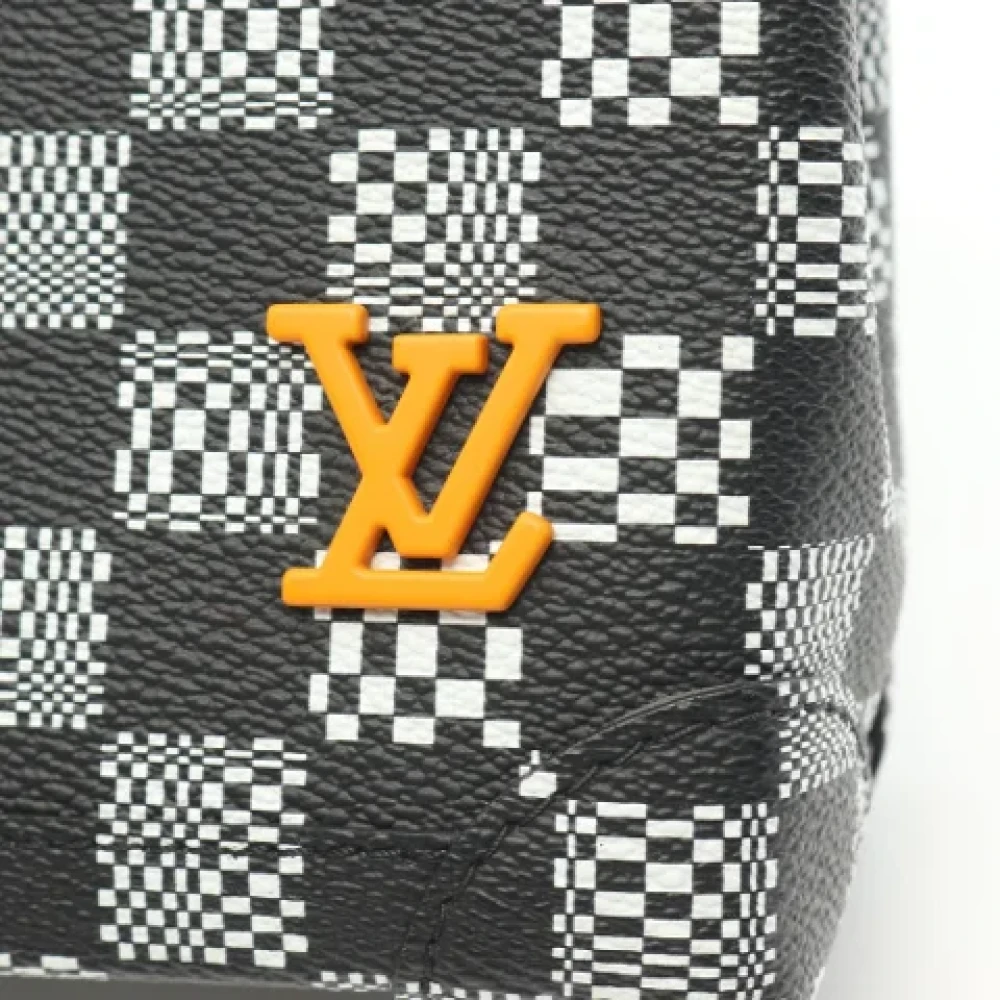 Louis Vuitton Vintage Pre-owned Canvas louis-vuitton-bags Black Heren