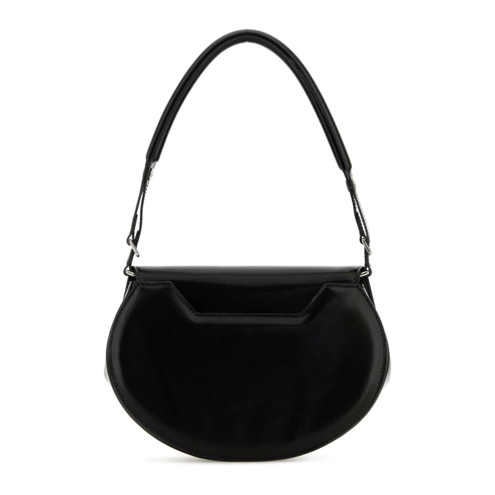 Vivienne Westwood Sadie Schoudertas van Zwart Leer Black Dames