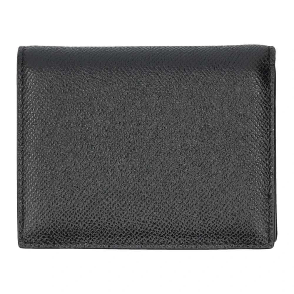 Salvatore Ferragamo Zwarte Gancini Bifold Portemonnee Accessoires Black Dames