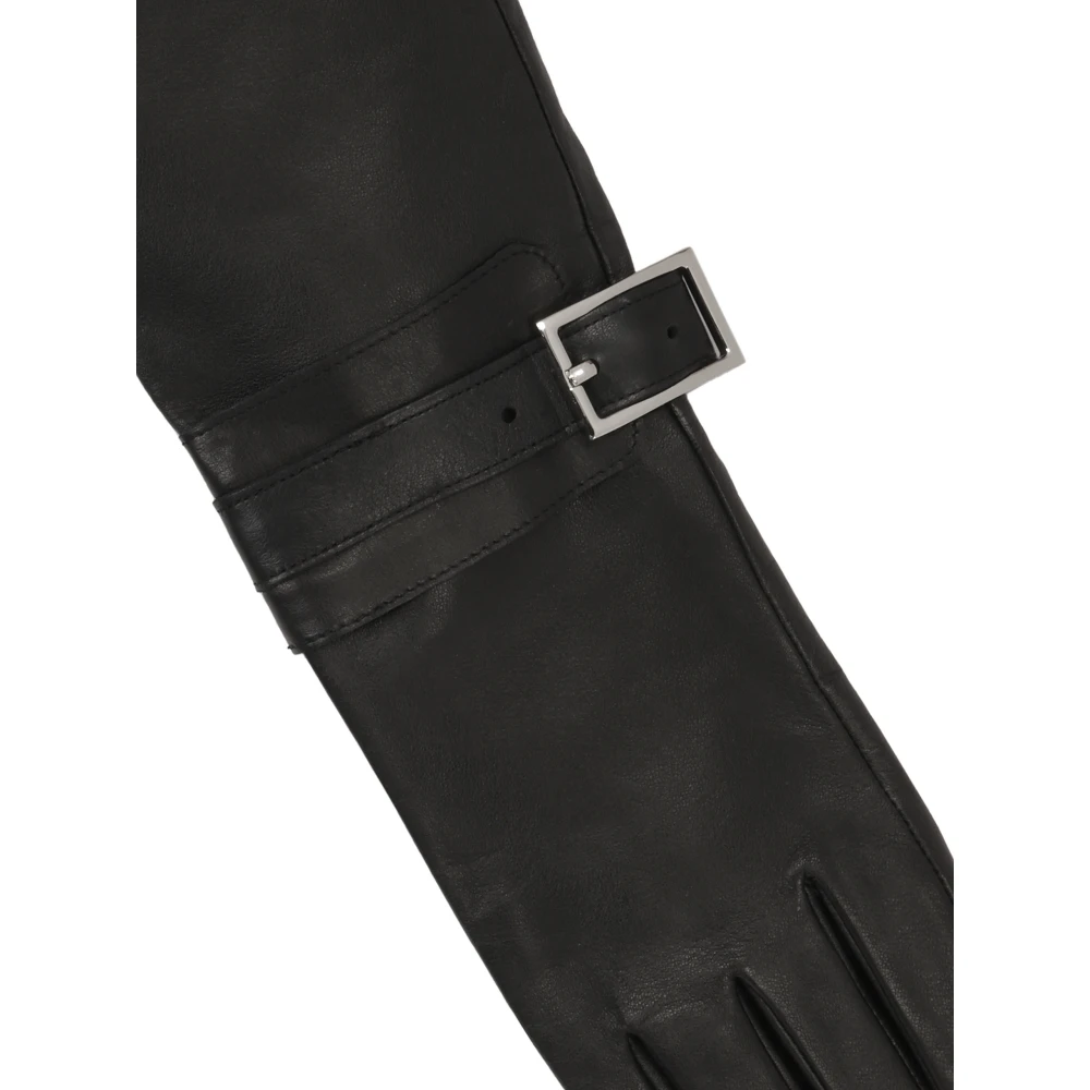 Kazar Elegante lange handschoenen met decoratie Black Dames