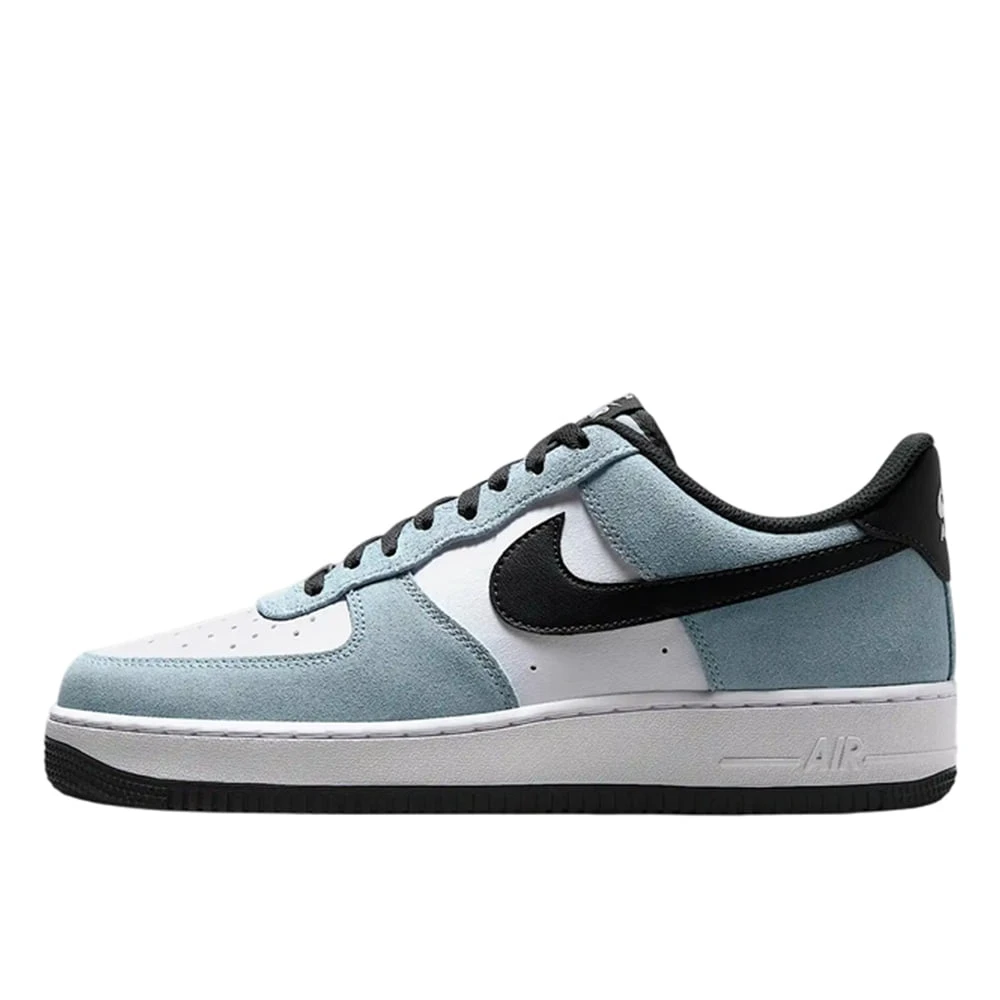 Nike Mens Air Force 1 07 LV8 Trainers - Blue/Anthr - Size 8.5 (43) - Image 2