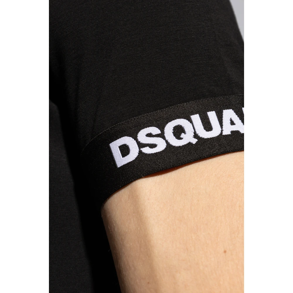 Dsquared2 T-shirt uit de 'Underwear' collectie Black Heren