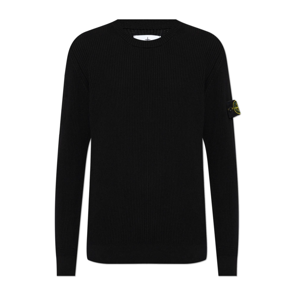 Stone Island Ulltröja Black, Herr