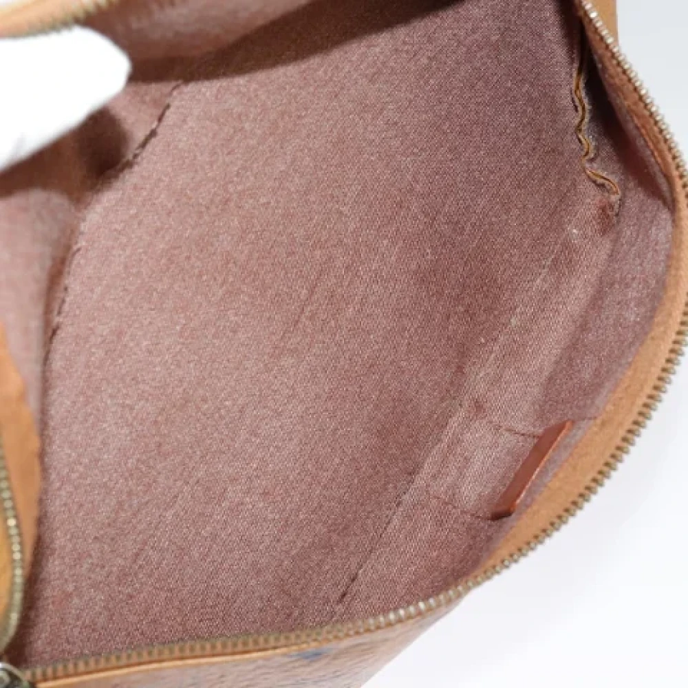MCM Pre-owned Canvas crossbody-bags Brown Dames