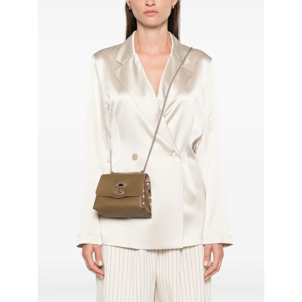 Zanellato Crossbody Tas Amar Baby Brown Dames