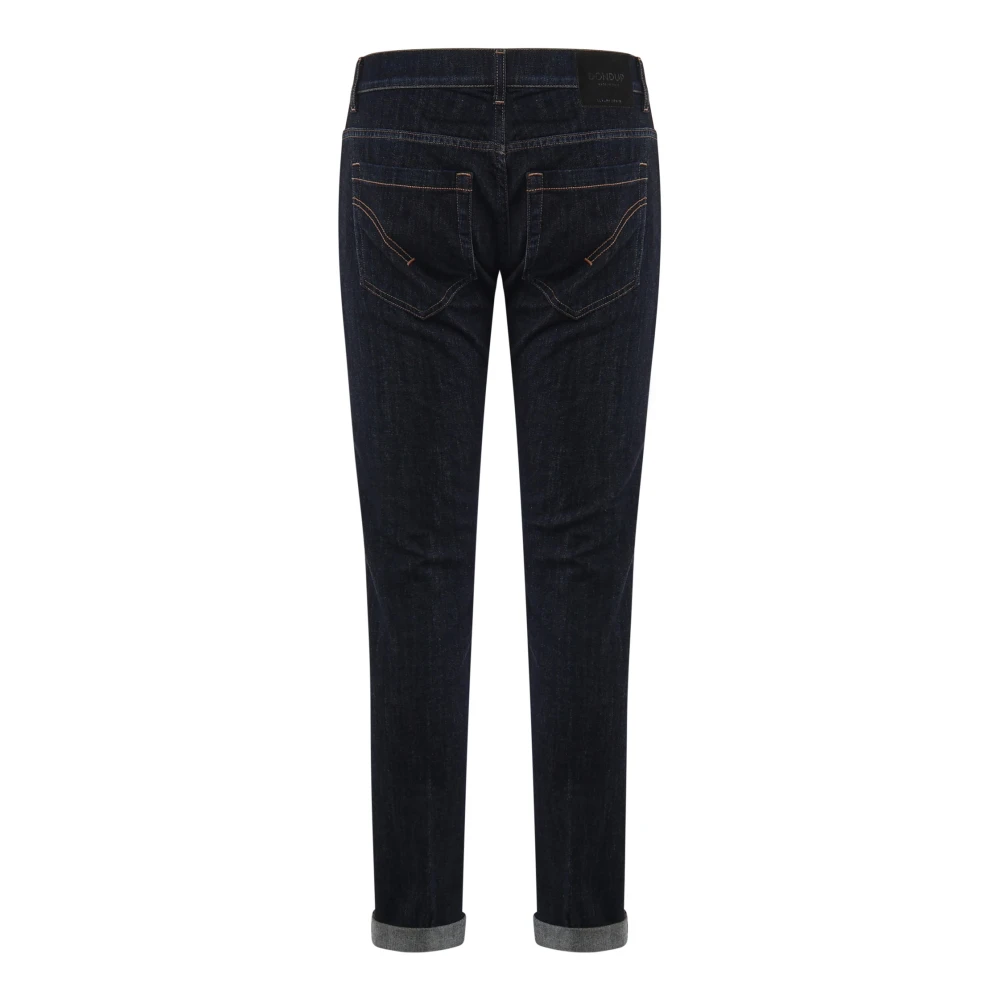 Dondup Donkerblauwe Denim Jeans Gemaakt in Italië Blue Heren
