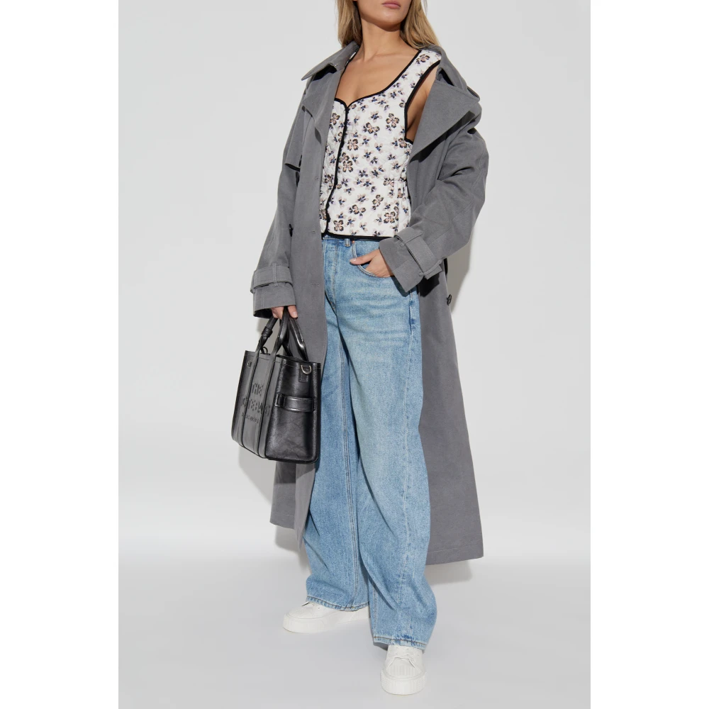 Munthe Vest met bloemmotief White Dames