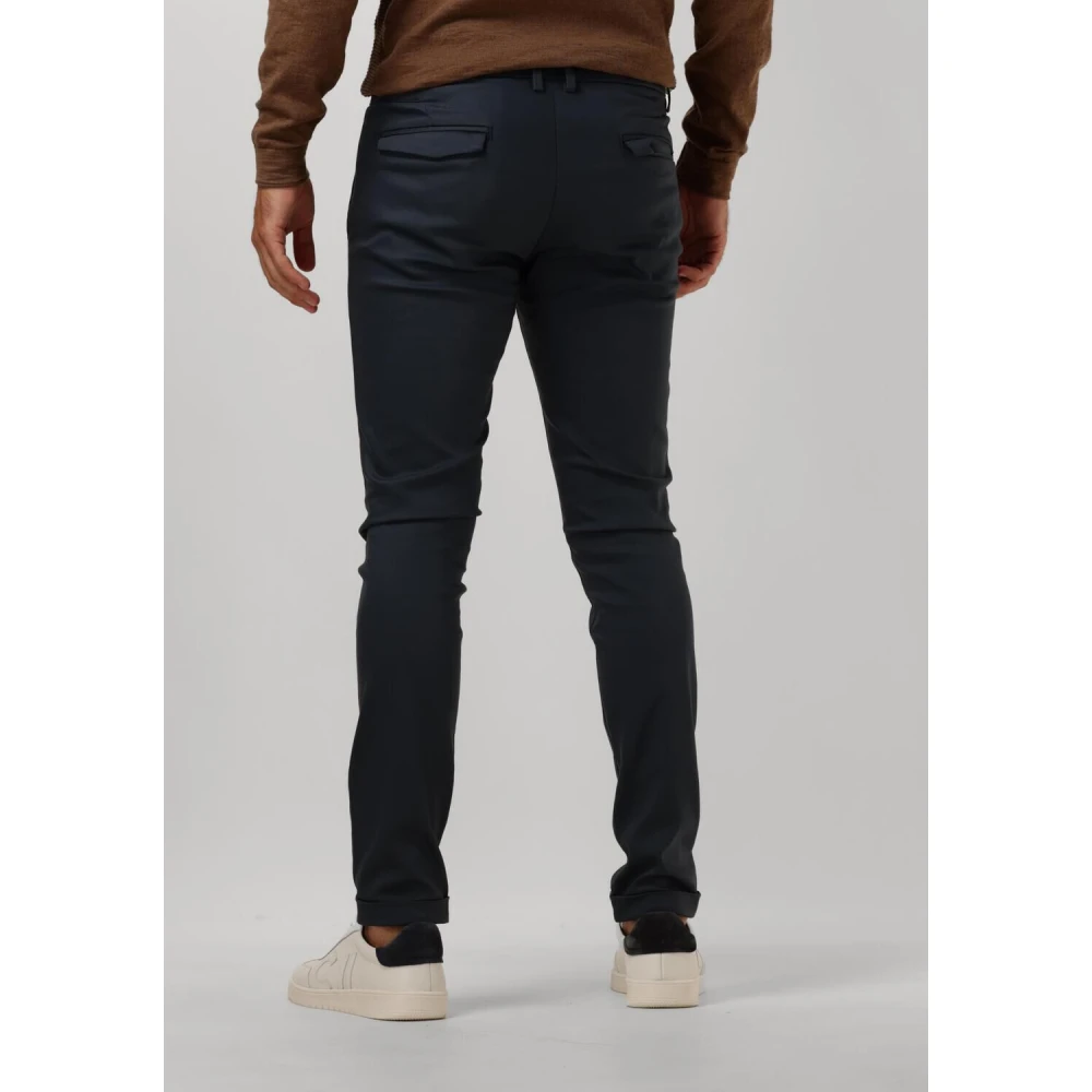 Cast Iron Blauwe Chino Stretch Broek Blue Heren