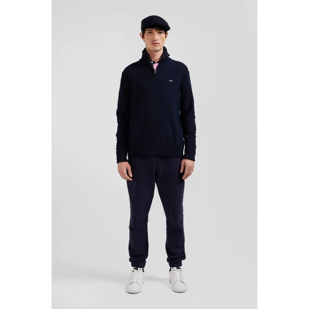 Eden Park Katoen marineblauwe trucker trekken Blue Heren