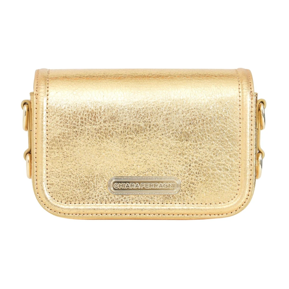 Chiara Ferragni Collection Stijlvolle Schoudertassen Collectie Yellow Dames