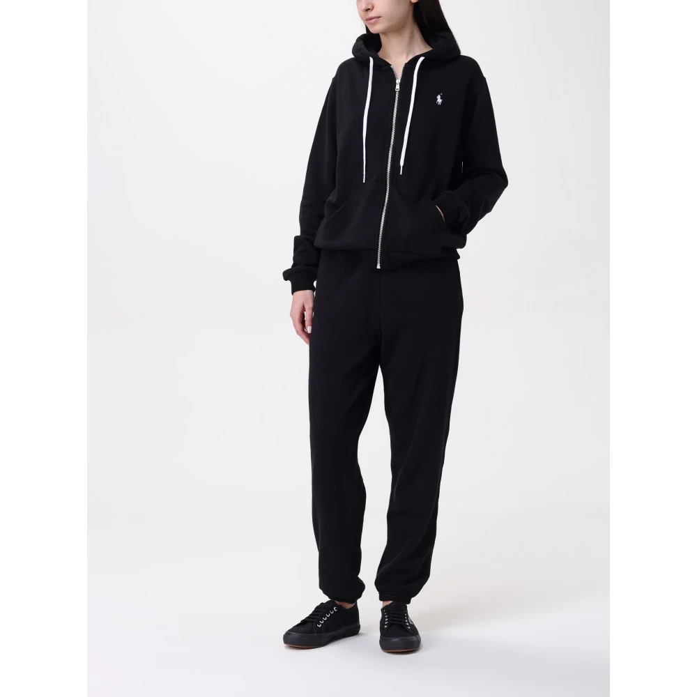 Polo Ralph Lauren Athletic Pants voor actieve levensstijl Black Dames