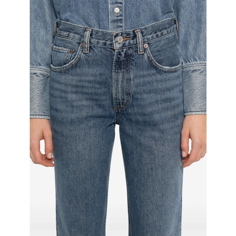 Agolde Blauwe Jeans Dameskleding Blue Dames