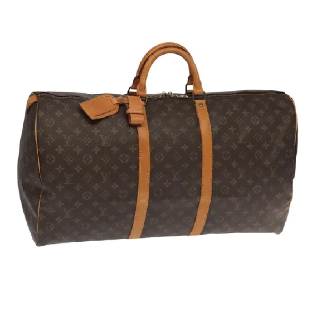 Louis Vuitton Vintage Pre-owned Canvas travel-bags Brown Dames