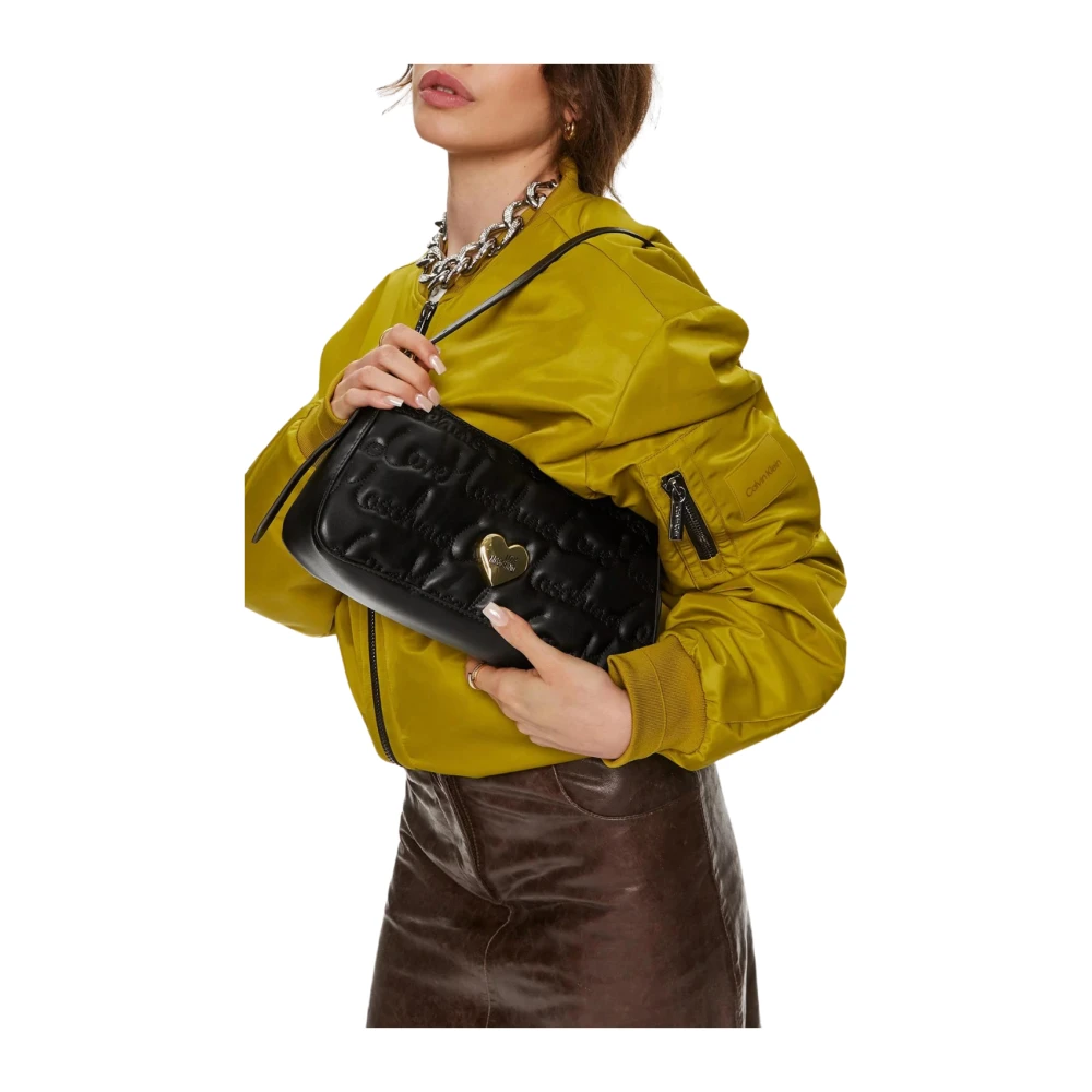 Love Moschino Zwarte PU Schoudertas Jc4126Pp1Llj Black Dames