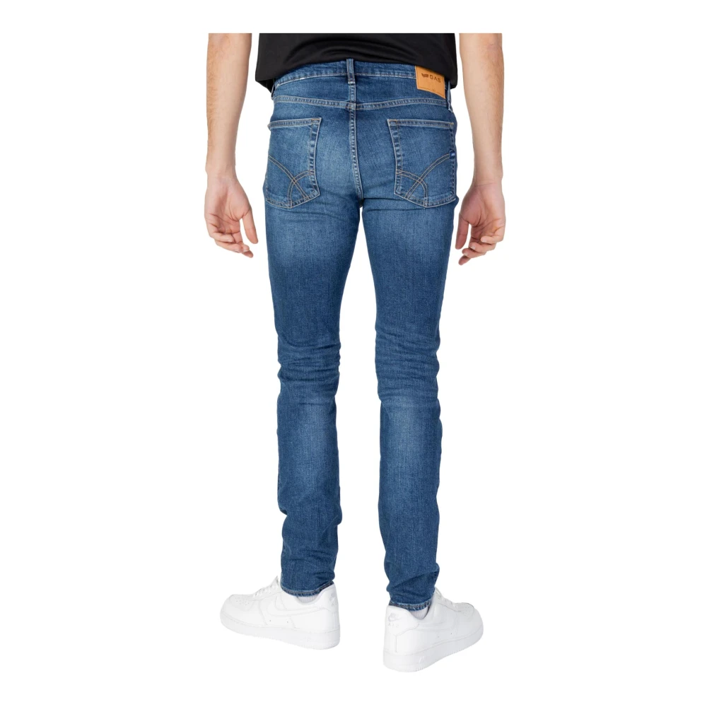 GAS Blauwe Versleten Jeans Blue Heren