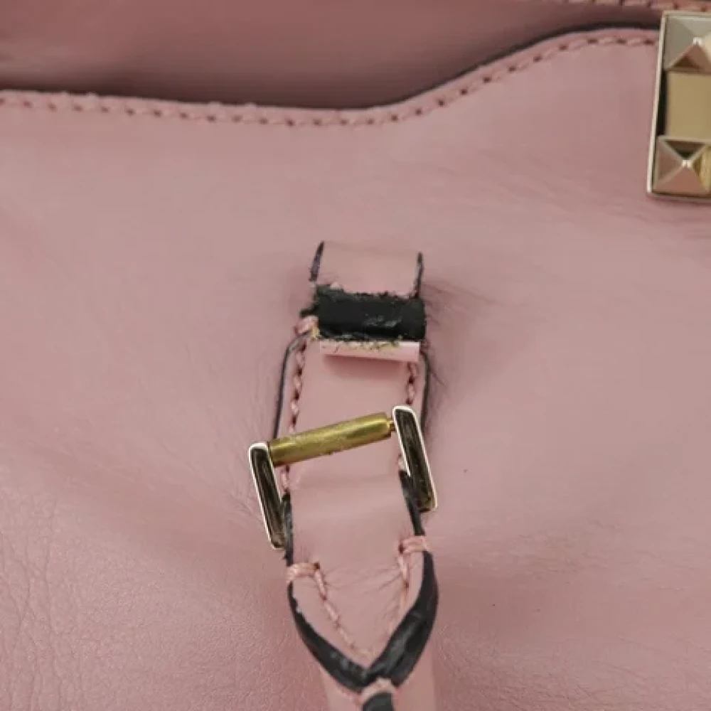 Valentino Vintage Pre-owned Leather handbags Pink Dames