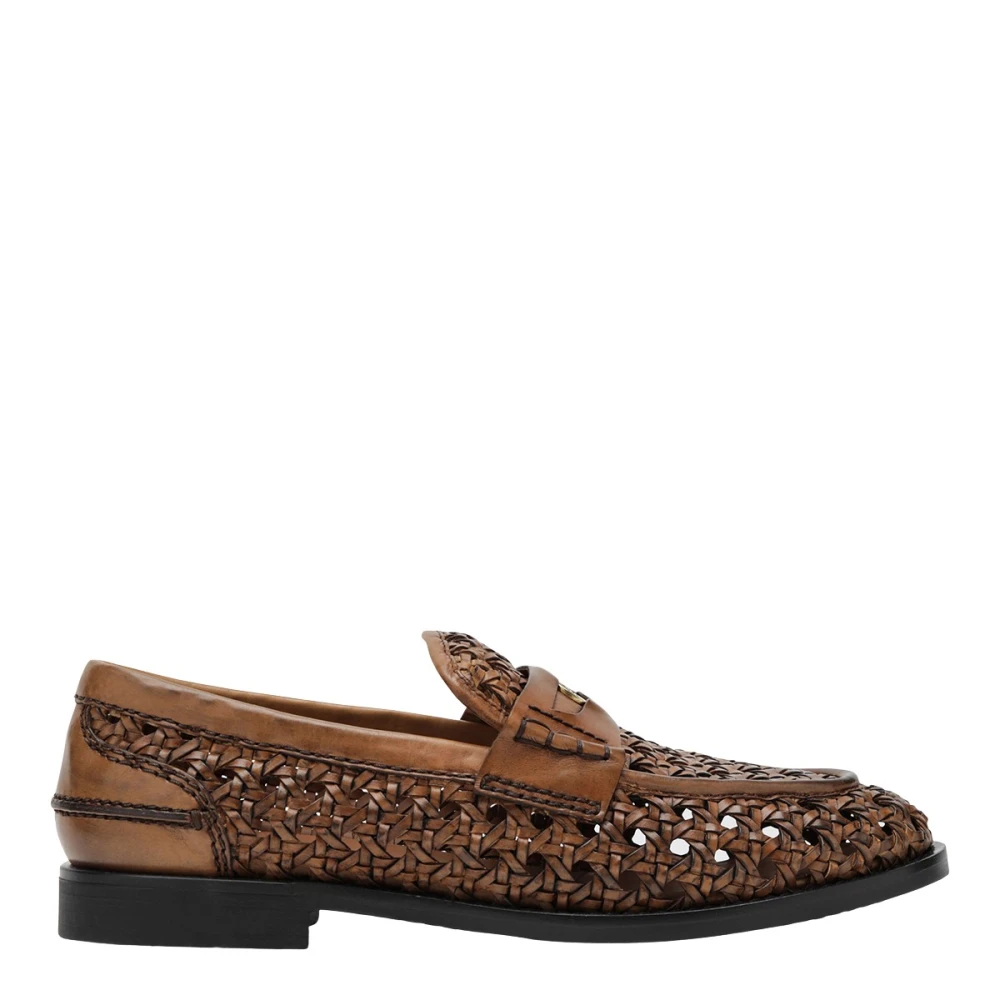 Miu Miu Mocassini - Female - Loafers - Brown - 6 Uk - Shoes