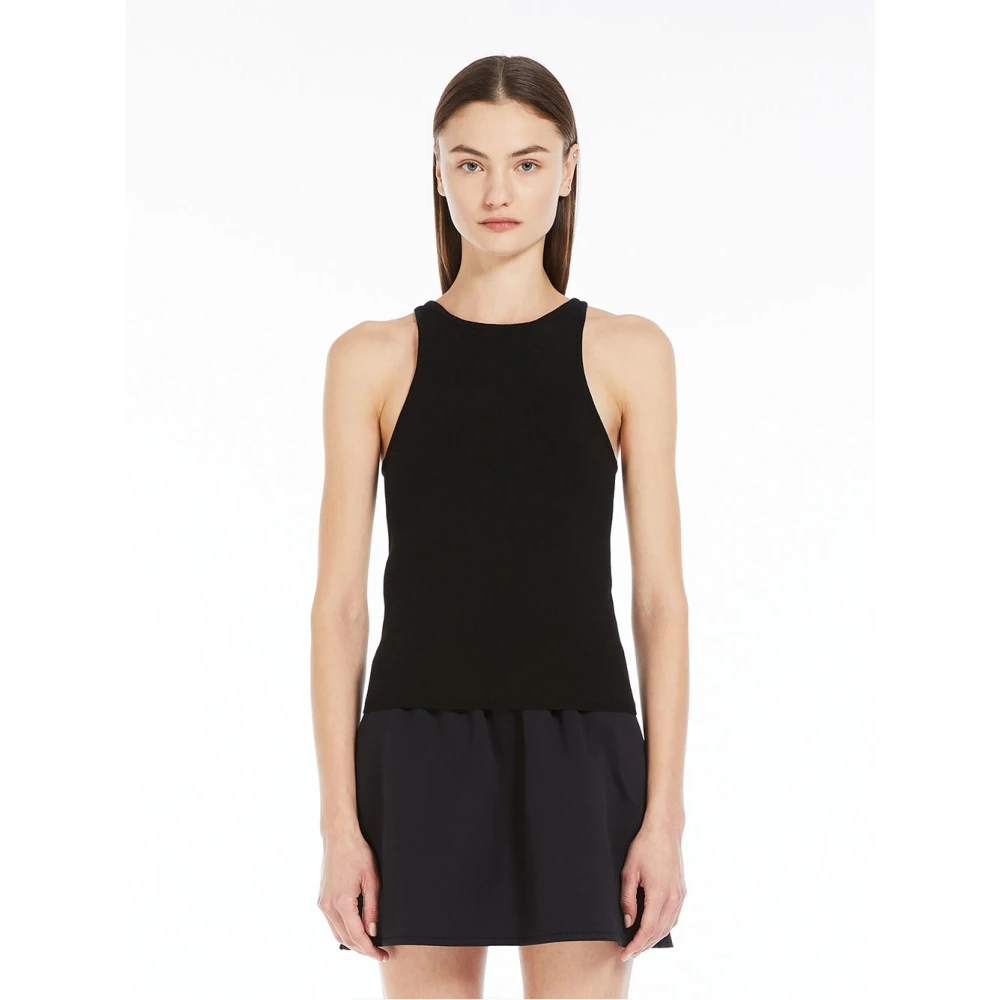 Max Mara Zwart Alfeo Jurk Black Dames