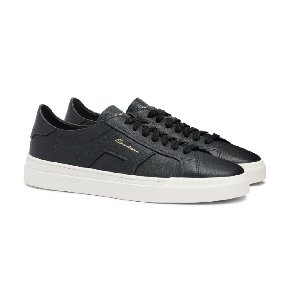 Santoni Double Buckle Sneaker