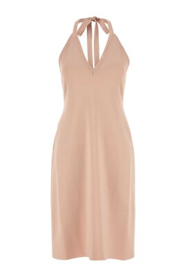 pink-viscose-blend-kjole