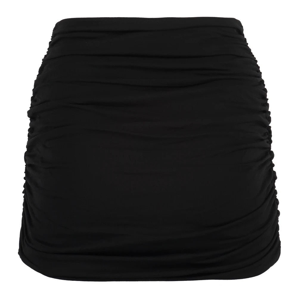 TORY BURCH Geplooide Jersey Stretch Rok Black Dames