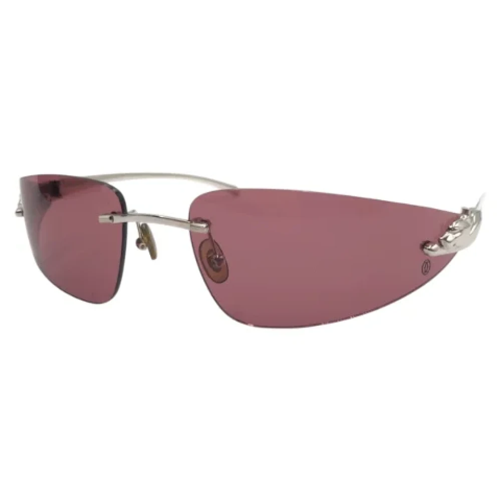 Cartier Vintage Pre-owned Glass sunglasses Pink Dames