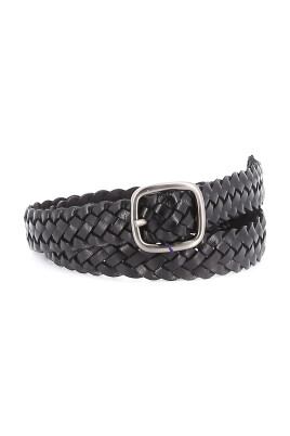 black-braided-leather-belt