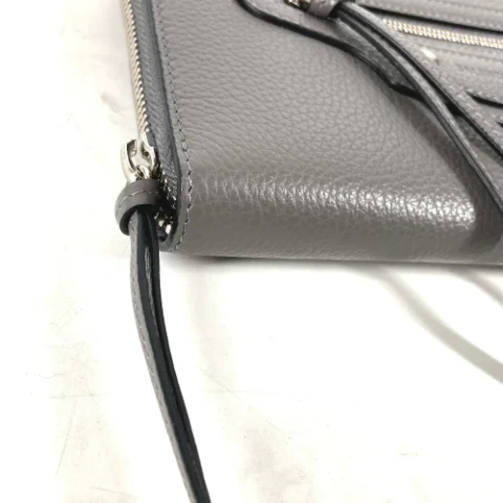 Balenciaga Vintage Pre-owned Leather wallets Gray Dames