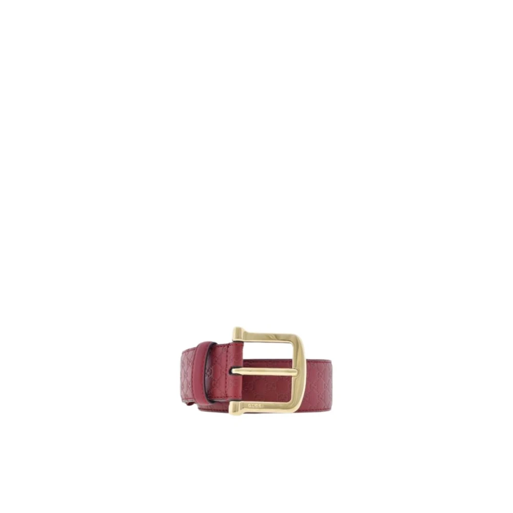 Gucci Micro ssima Leren Riem Purple Dames