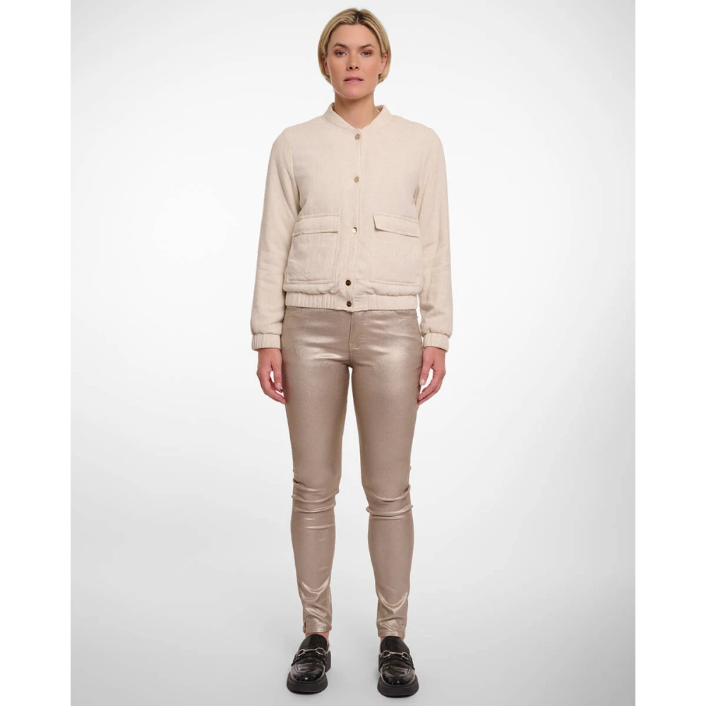 Rino&Pelle Gewatteerd kort jack Funfun Beige Dames