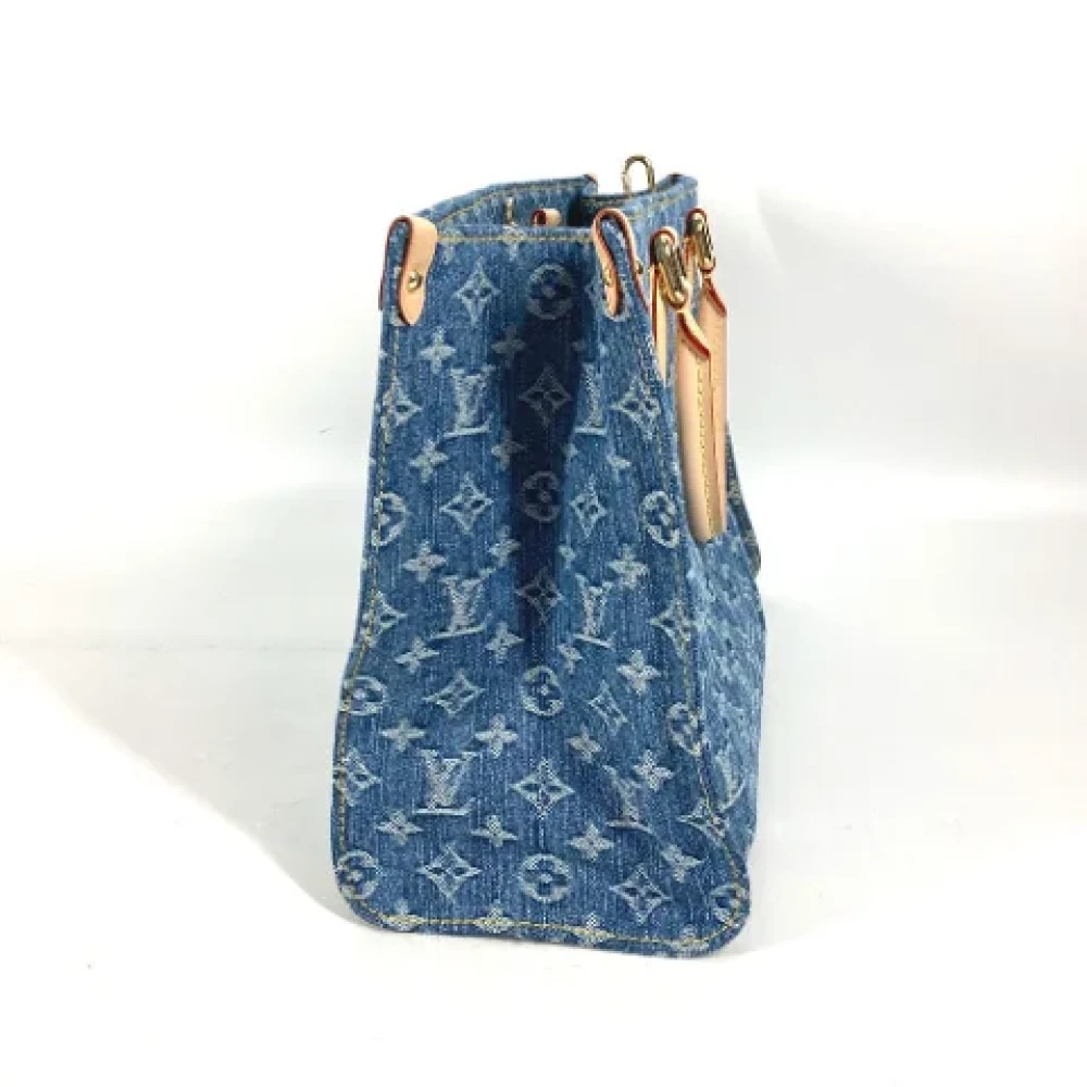 Louis Vuitton Vintage Pre-owned Denim louis-vuitton-bags Blue Dames