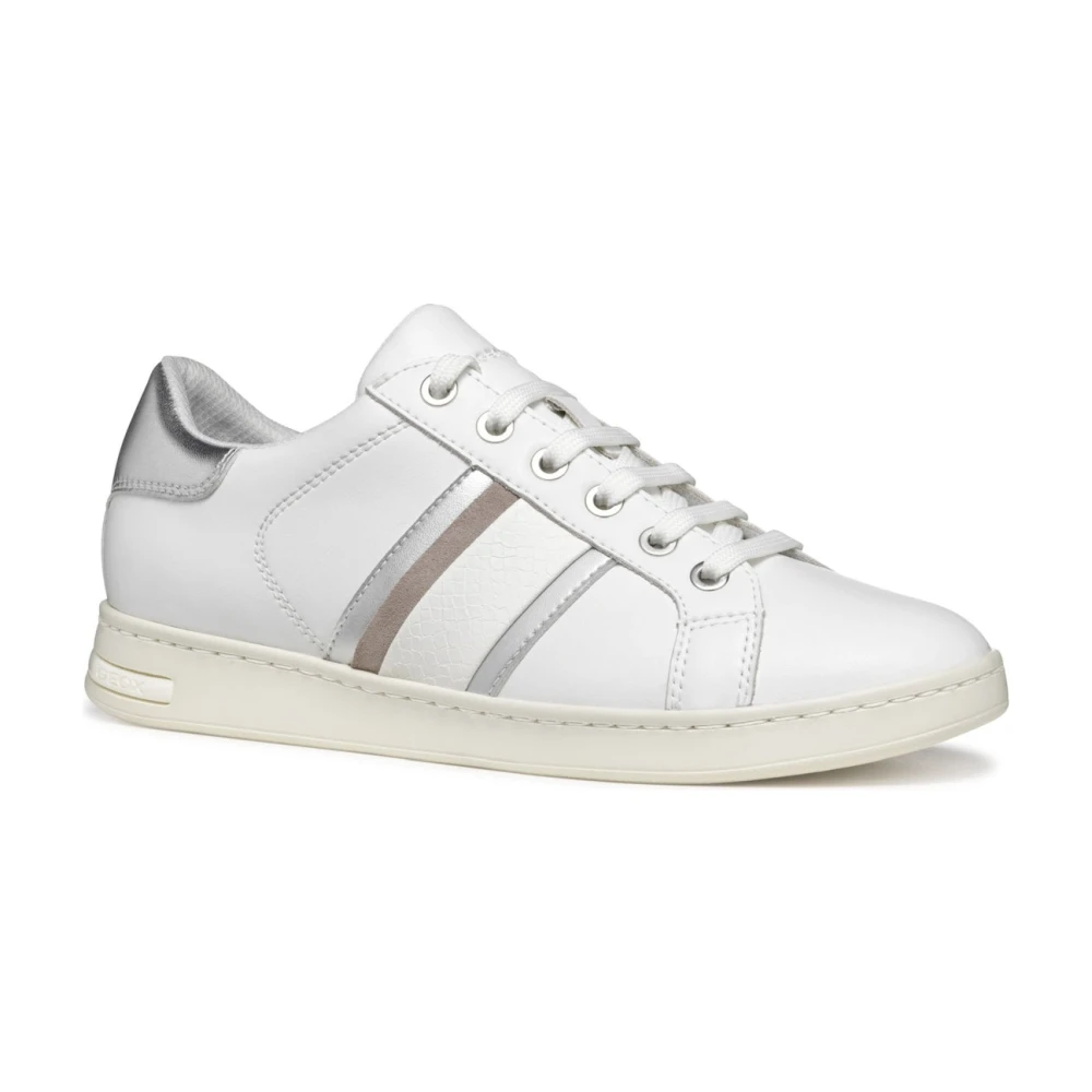 Geox Women's White Sneakers, 5 Uk, Trainers
