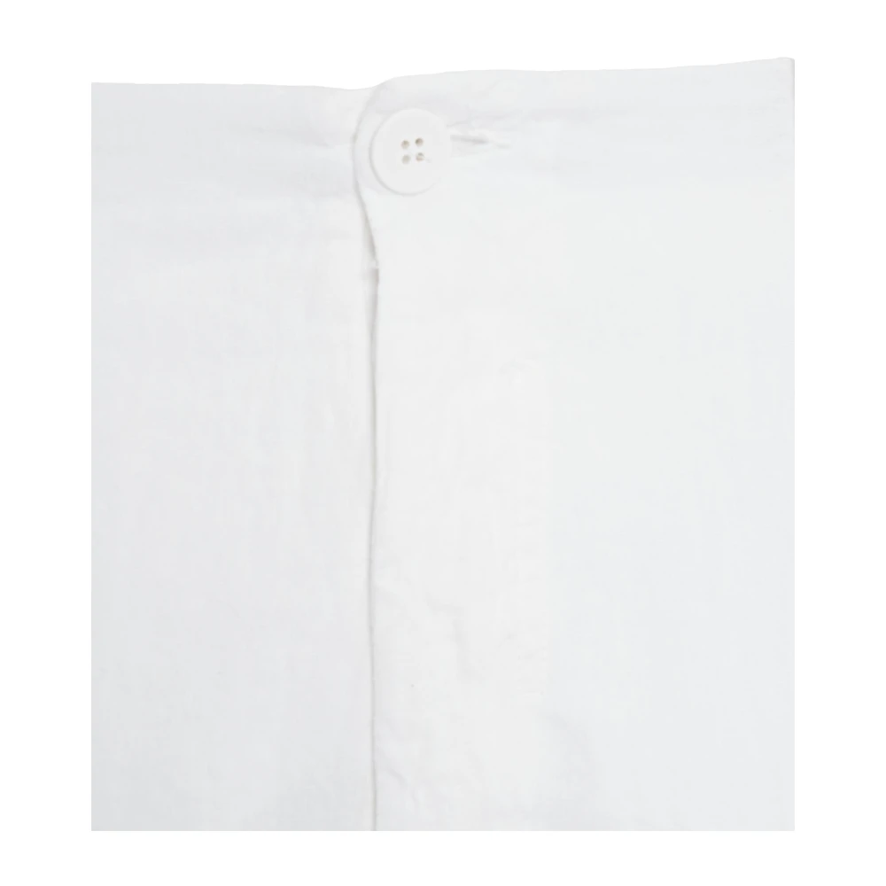 Transit Stijlvolle witte linnen cargoshorts White Heren