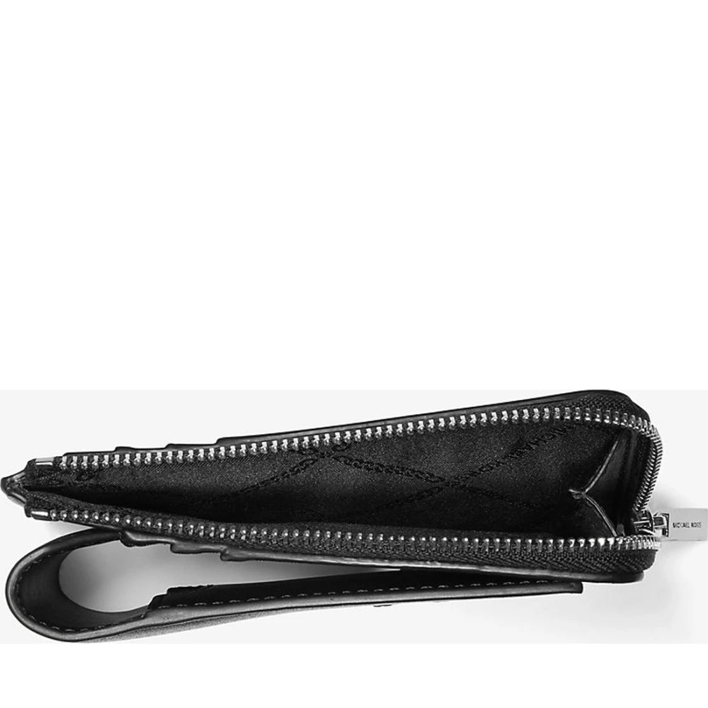 Michael Kors Varick Lederen Portemonnee Black Heren