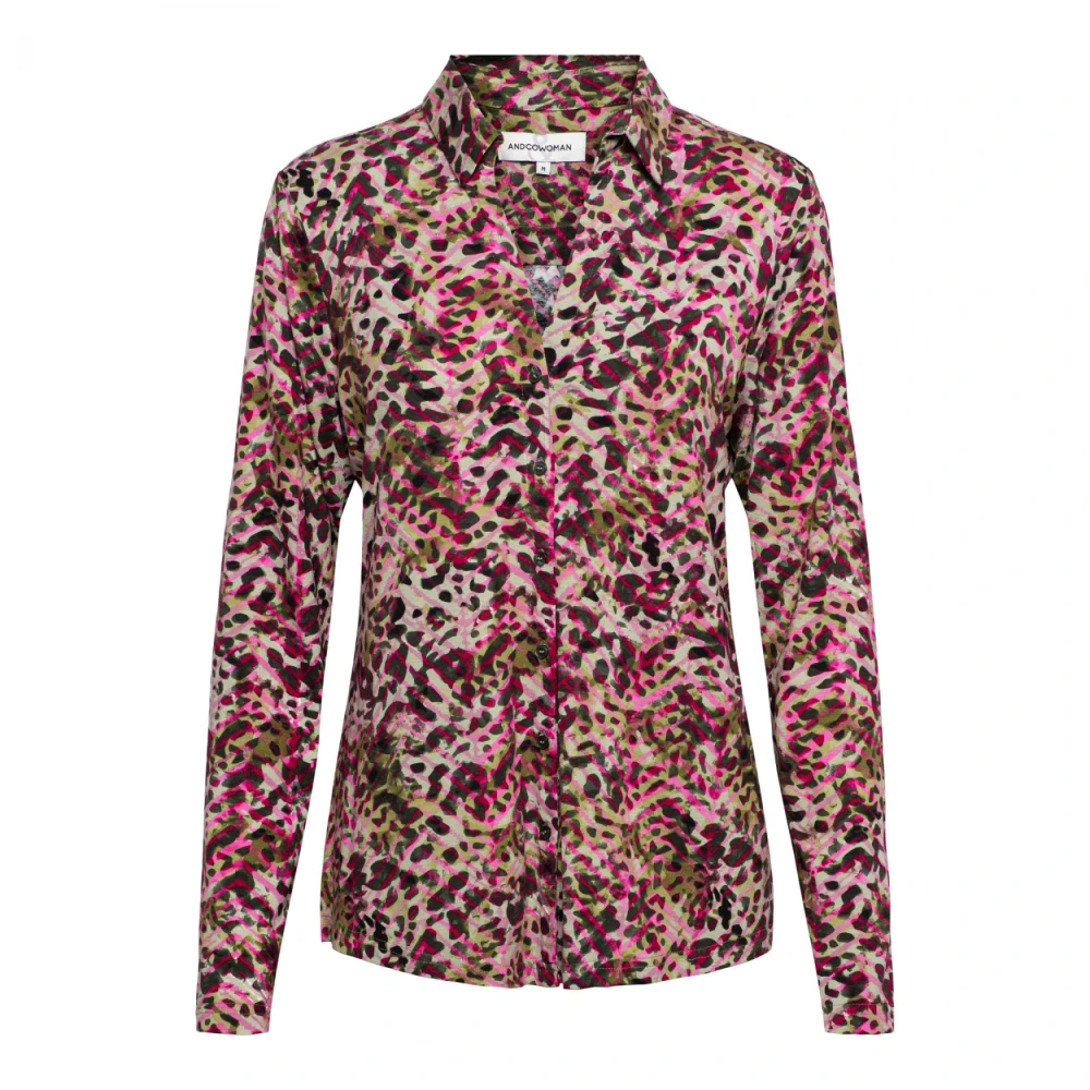 &Co Woman Overhemd met lange mouwen effen kleur Multicolor Dames
