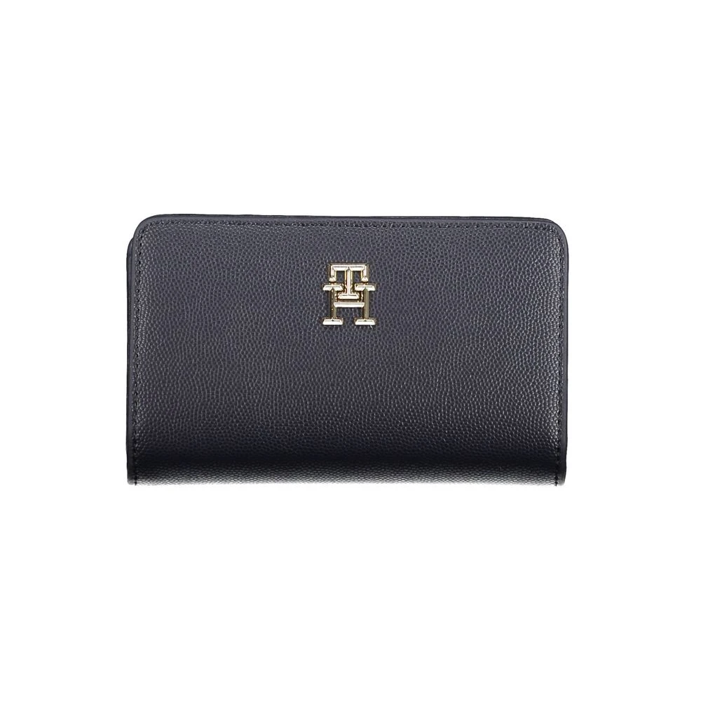 Tommy Hilfiger Women's Blue Wallet With Multiple Compartments