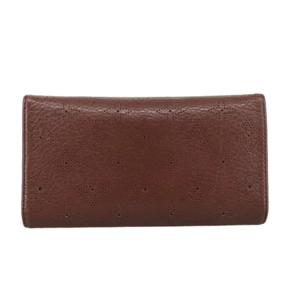 Louis Vuitton Vintage Pre-owned Leather wallets Brown Dames